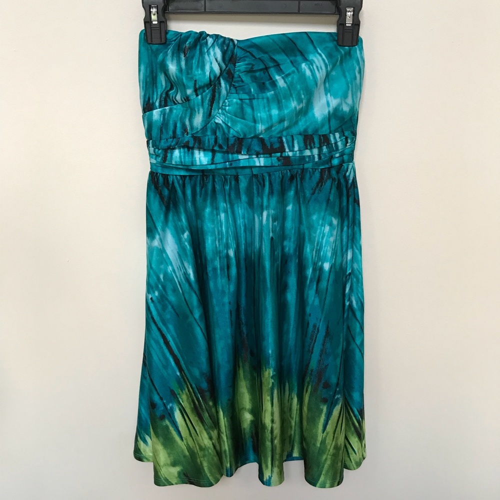 Trixxi Blue/Green Dress S